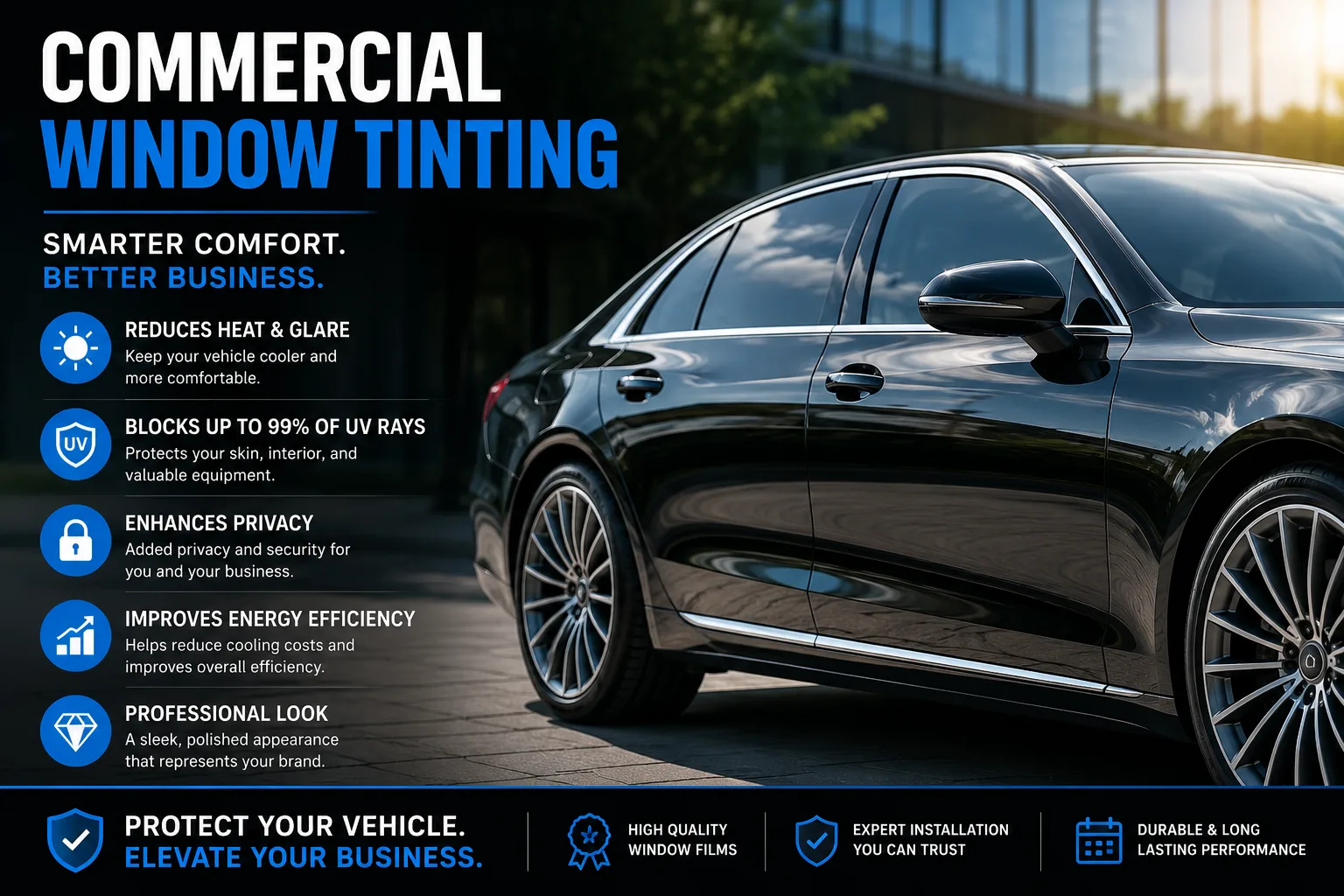 Commercial Window Tinting: A Smart Upgrade for Comfort, Privacy, and Energy Savings